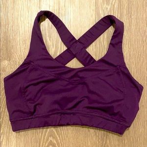 Hylete Altium sports bra purple - large